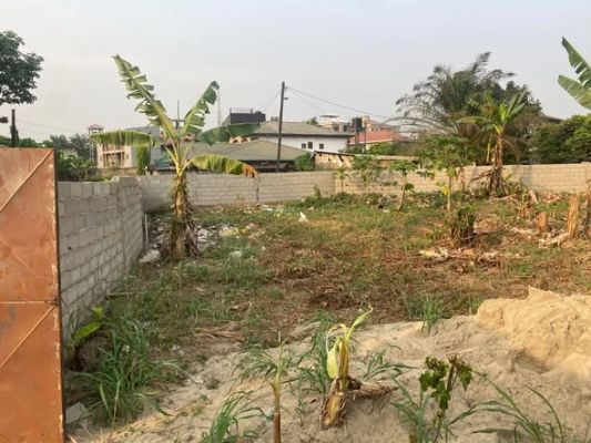 Terrain a vendre - logbessou maximum 300 m du carrefour logbessou a droite venant de logpom.